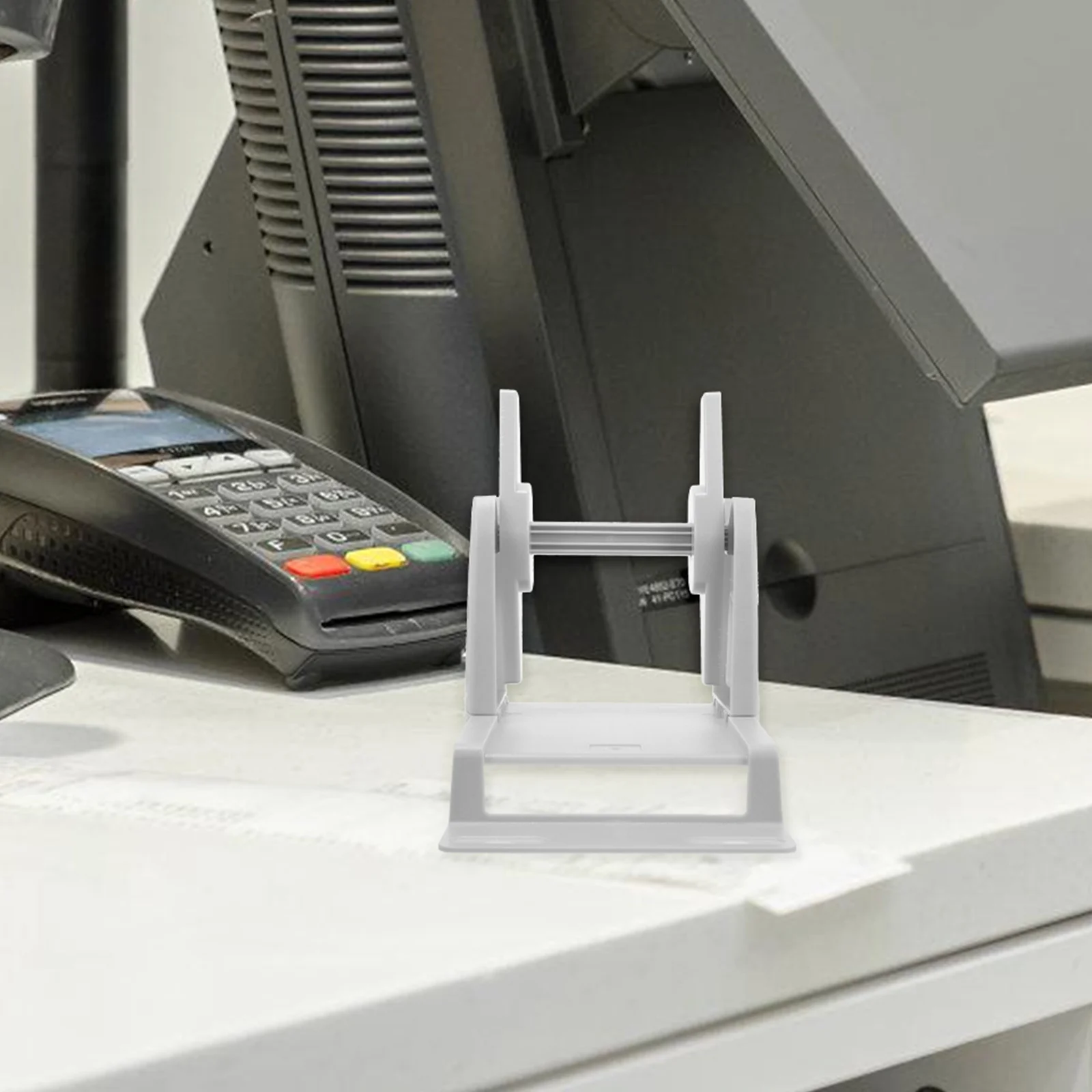 

1Pcs Thermal Transfer Paper Holder External Rolls Label Holder Portable Lightweight Manual Winding Machine for Most Printers