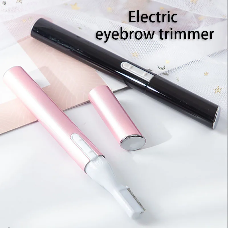 Eyebrow Trimmer For Women Hair Remover Beauty Trimmer Stainless Steel Electric Brow Razor Automatic Eyebrow Shaver