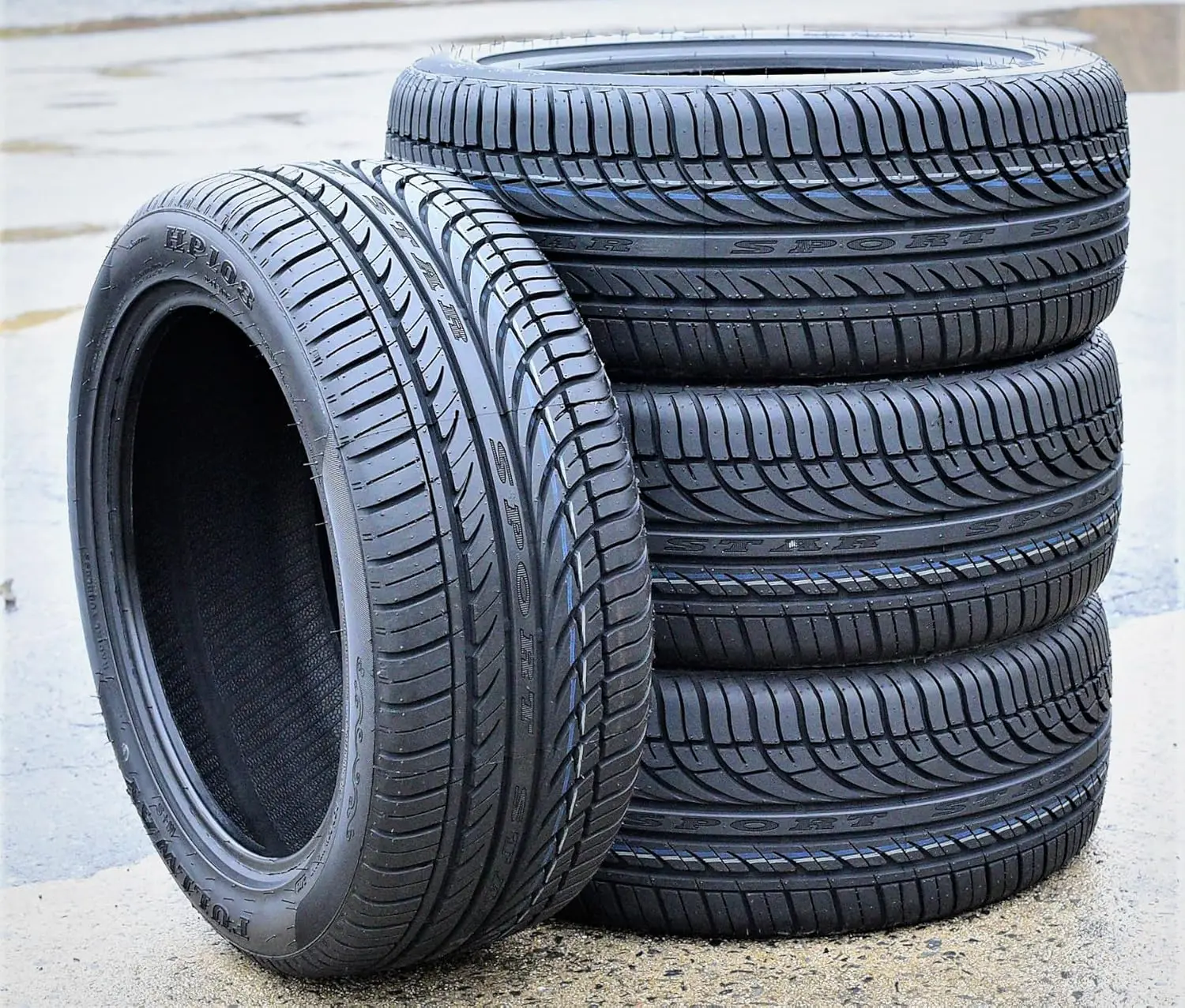 مجموعة من 4 إطارات Fullway 215/60R16 شعاعية لجميع المواسم، نطاق تحميل 99 فولت XL، 4-Ply BSW، UTQG 380AA #3
