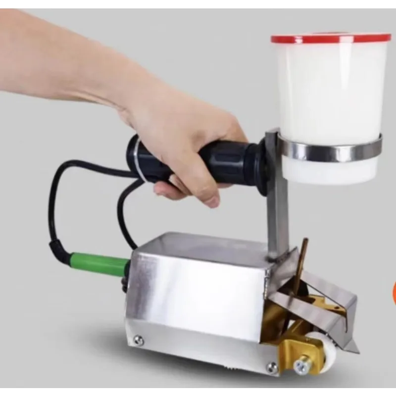 

Portable Handy Sliced Wood Veneer Sewing Machine Automatic Cycloid Veneer Patch Composer Jointing Stitching Woodworking