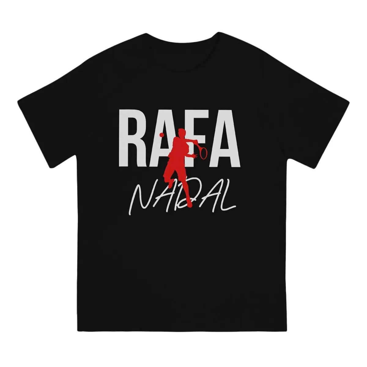 Men's T-Shirt TENNIS Amazing 100% Cotton Tee Shirt Short Sleeve R-Rafa N-Nadal T Shirts O Neck Tops New Arrival