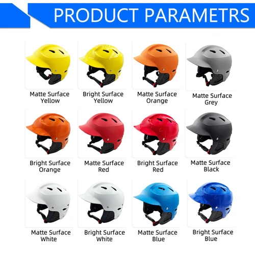 Imagen 2 del producto Casco de rescate acuático Esquí Deporte Ciclismo Surf acuático ajustable Rescate a la deriva con casco de protección para los oídos