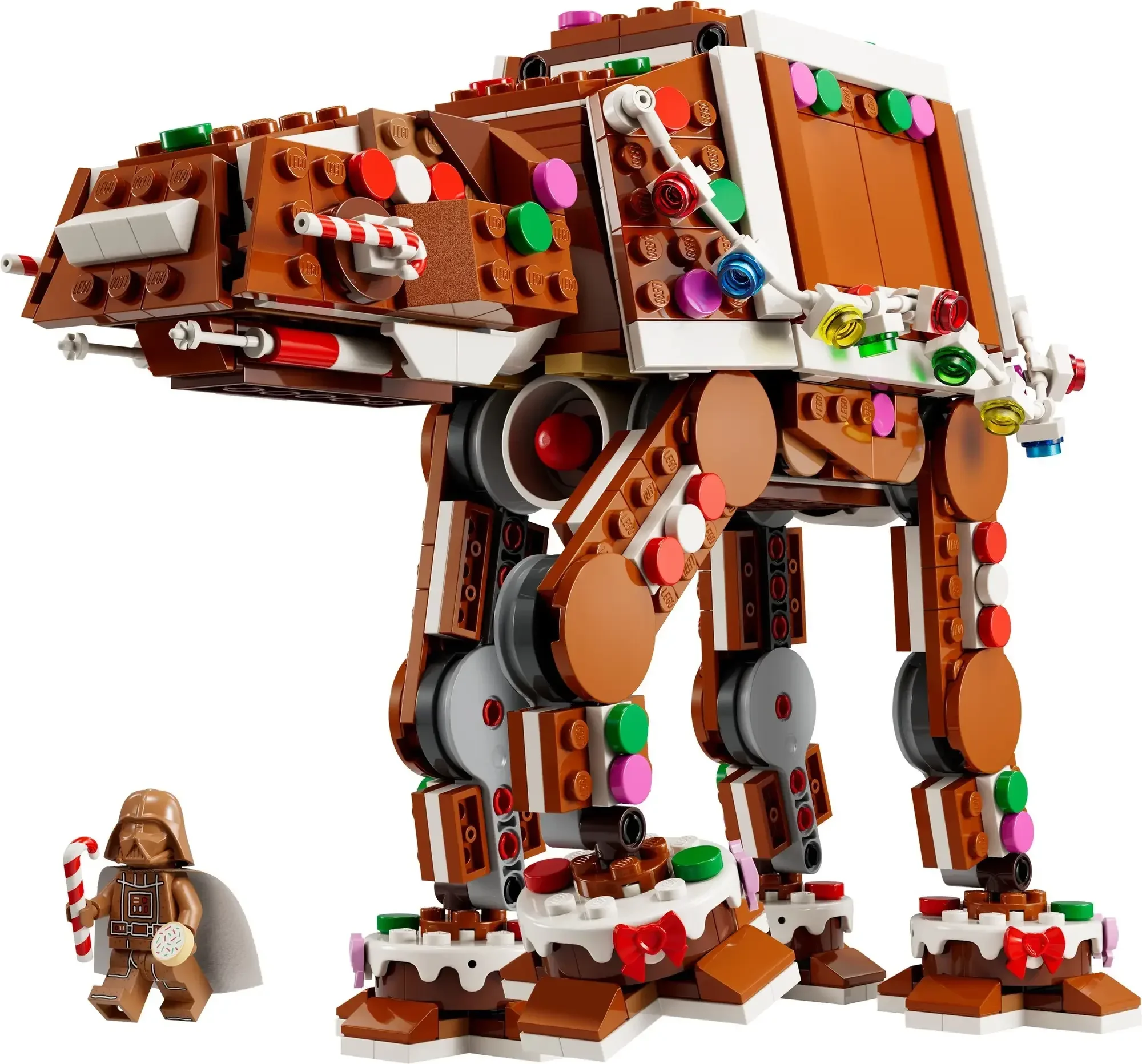 En Stock 2025 nuevo pan de jengibre AT-AT Walker 40806 bloques de construcción con figuras modelo juguetes para niños regalos de navidad
