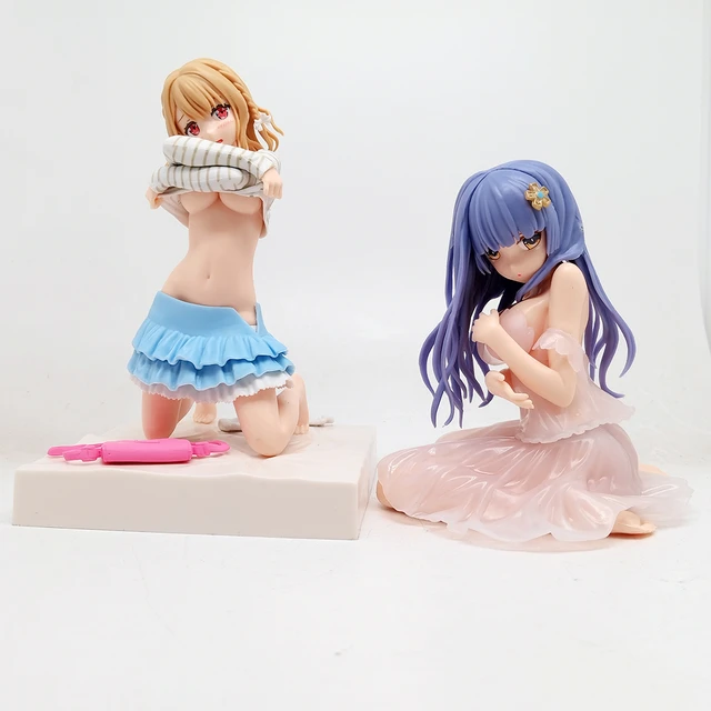 Action Cartoon Sex - 16CM Skytube Miyako Shirakawa Action Figure Manga Anime PVC Action Sex Nude  Girl Figure PVC Statue Collection Model Doll Toy