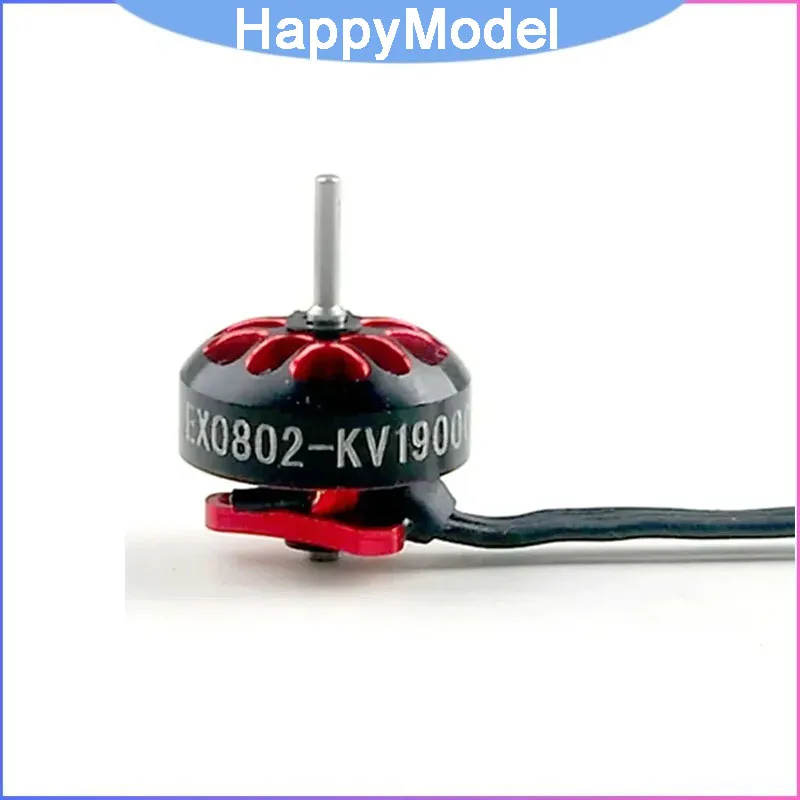 

Бесколлекторный двигатель Happymodel EX0802 14000-25000KV 1-2S, 1.7г, 9N12P, вал 1мм для FPV-дрона Mobula6 HD Tinywhoop для гонок и фристайла
