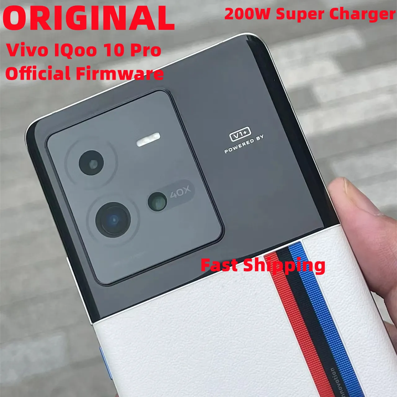 Officinal ViVO iQOO 10 Pro 5G Gaming Phone 200W Super Charger AMOLED 120HZ Snapdragon 8+ Gen1 Google Play NFC Mobile Phones