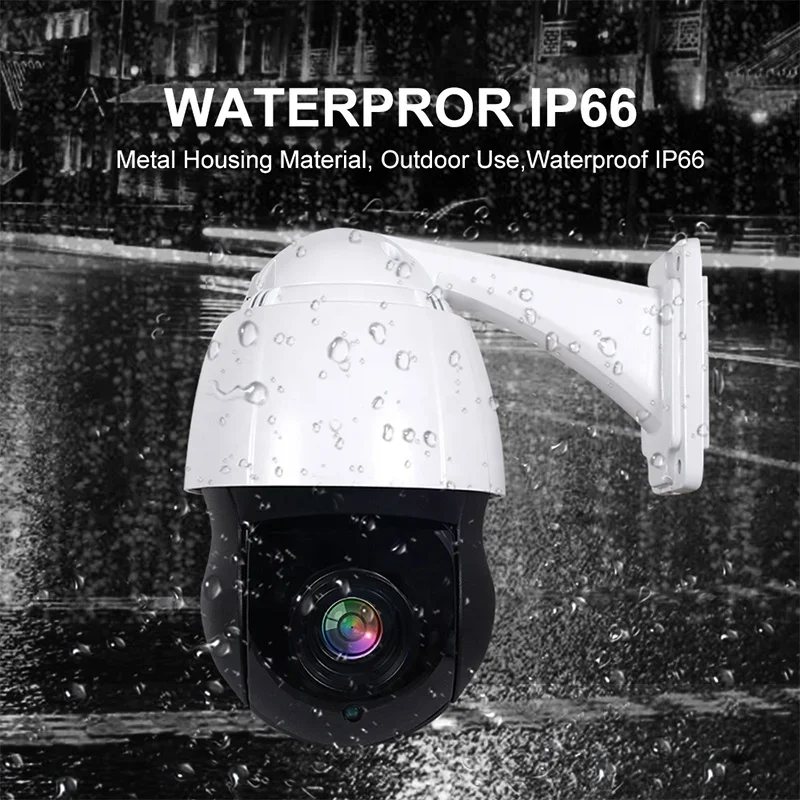 H.265 ミニ 4.5インチ 1080P 2MP 4MP 5MP P2P 屋外 IRレーザーナイトビジョン 30倍ズーム 自動追跡 IP スピードドーム PTZ POE CCTVカメラ