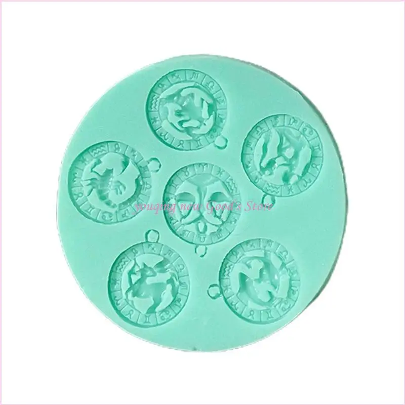 

57QA 12 созвездий, форма для ожерелья, кристаллическая эпоксидная смола для творческой силиконовой формы Love