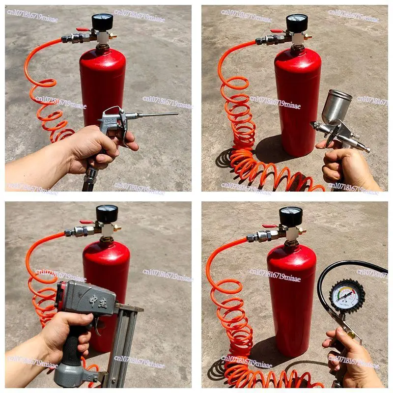 Air Storage Valve Small Air Storage Tank Outdoor High Pressure Inflatable Portable Multifunctional