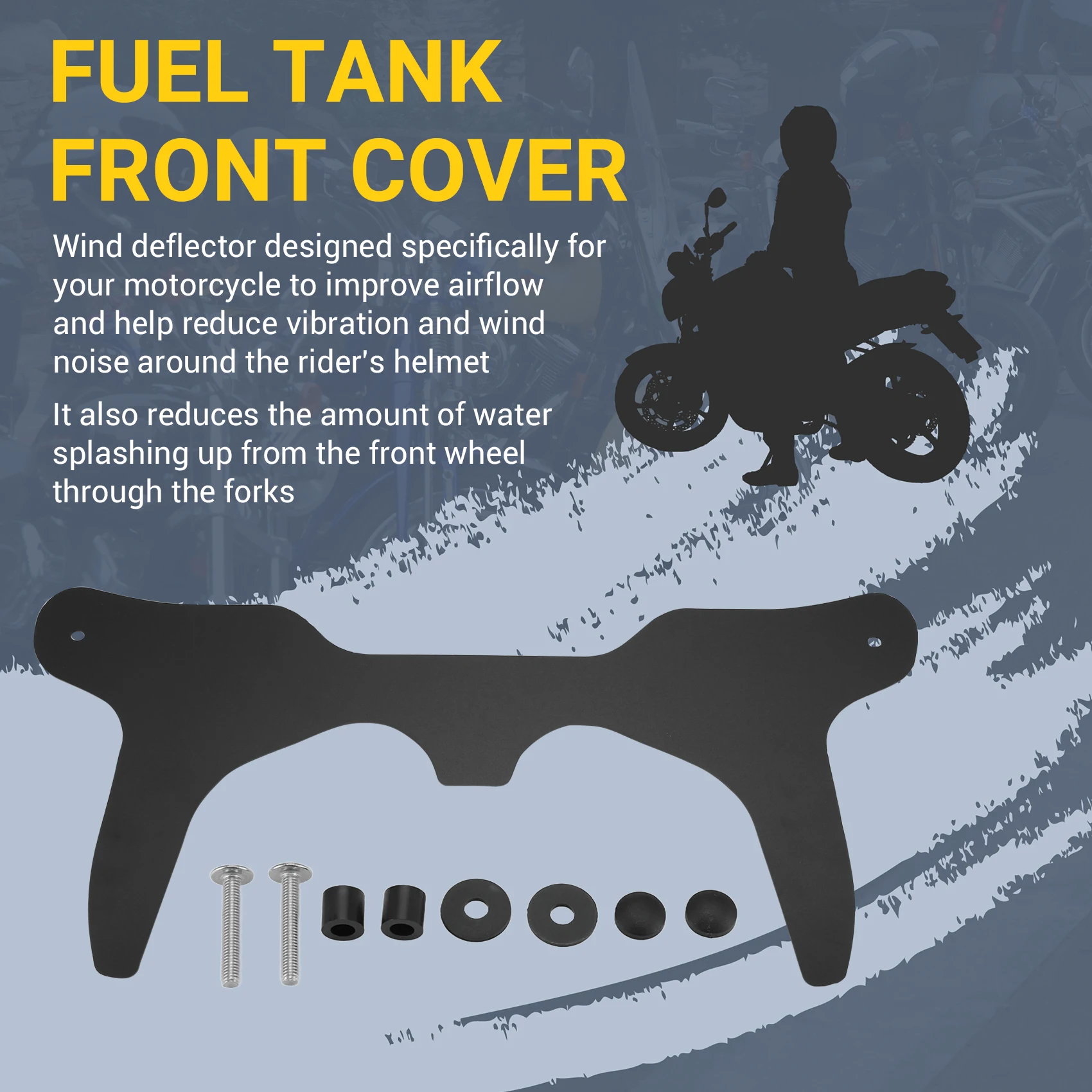 Motorcycle Accessories Fuel Tank Front Cover Forkshield Updraft Wind Deflector for Honda NT1100 NT 1100 2022-2024