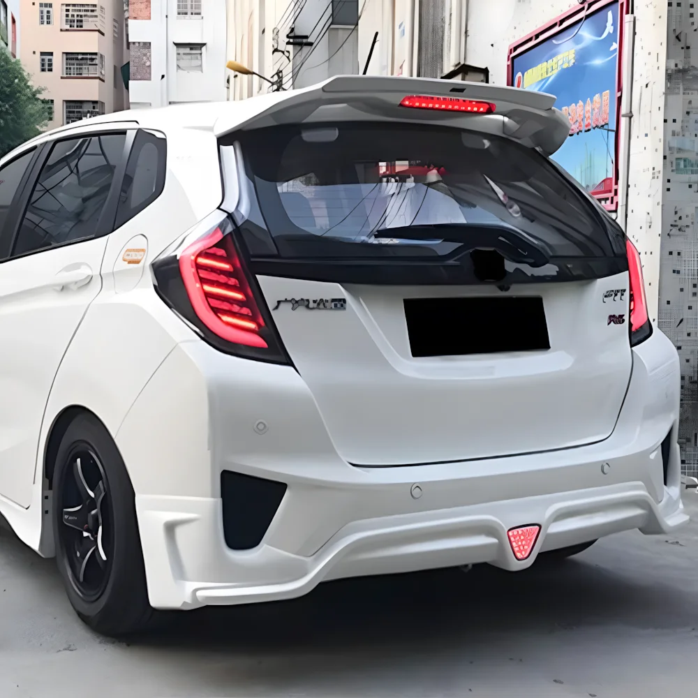 Модернизированный автомобильный задний фонарь Plug and Play в сборе для Honda Fit GK5 2014-2020, светодиодный автоматический задний фонарь, сигнальный тормоз, аксессуар для обратного противотумана