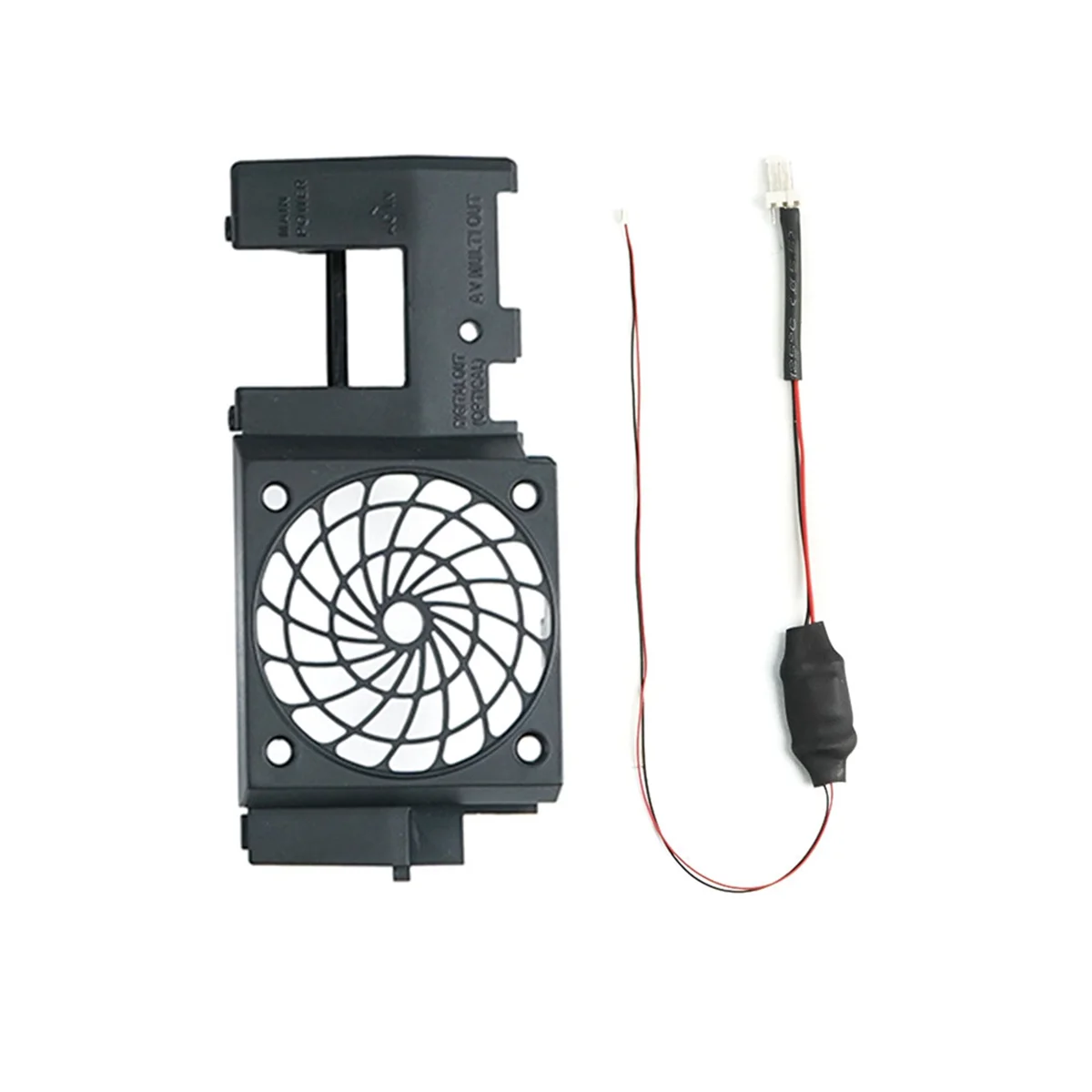 

Silent Cooling Fan UpgradeKit for PlayStation2 Fat Console for SCPH-3XXXX&SCPH-5XXXX Models Enhanced Noctua Fan Braket,B