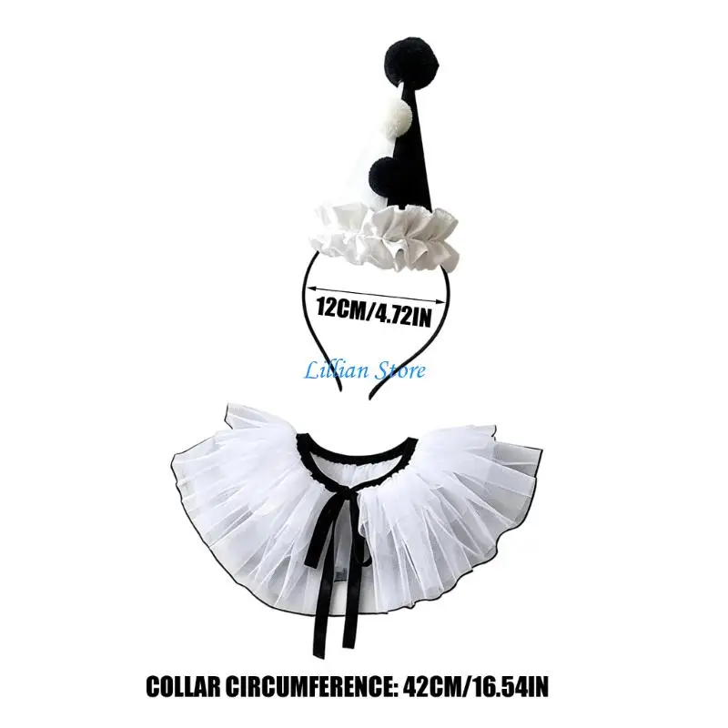 Halloween Hat and Collar Set 4