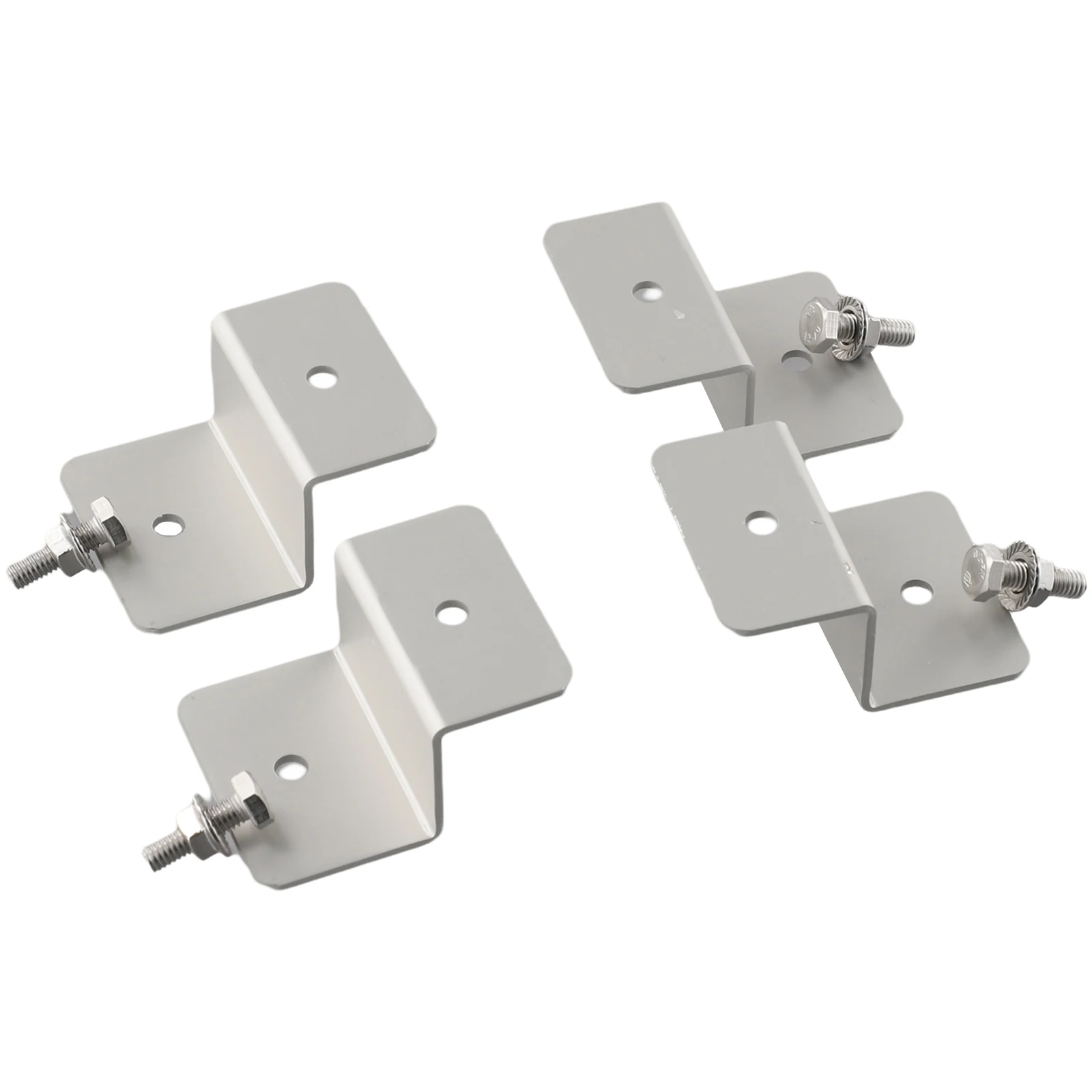Z Mount Solar Panel Hardware for RV Yacht Camper Van and Cement Roof Applications Aluminum Alloy 6005 Construction