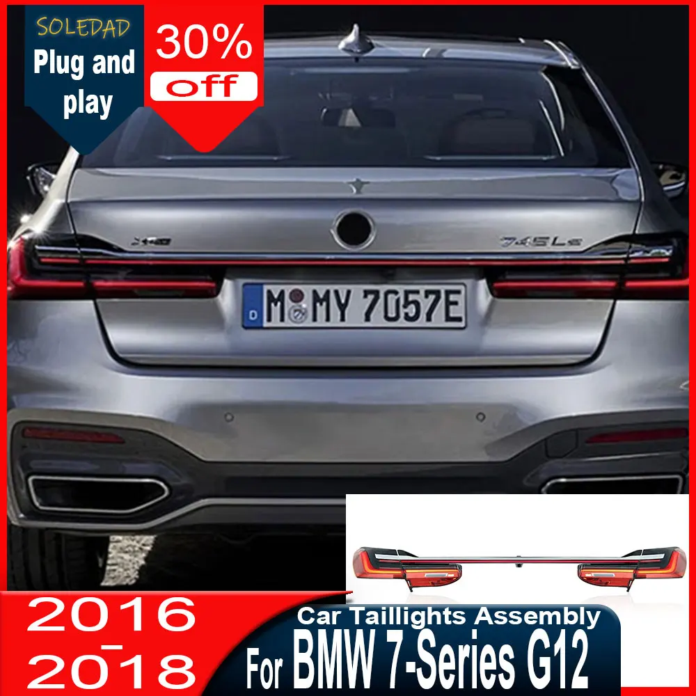 

For BMW 7 Series G12 2016 2017 2018 Tail light LED Car Rear Tail Light Lamp Accessories Daytime Running Dynamic Turn Signal