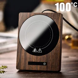 100°C Cup Heater Mug Warmer Hot Tea Makers Automatic Warmer Coaster 5 Gear Temperature Cup Heaters Coffee Milk Tea Heating Pad