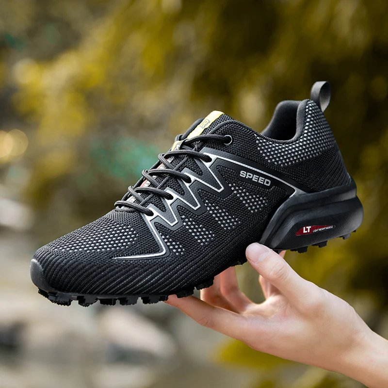 

Men's Large Size Outdoor Hiking Shoes - Lightweight Mesh, Non - Slip Durable Training & Casual Sneakers