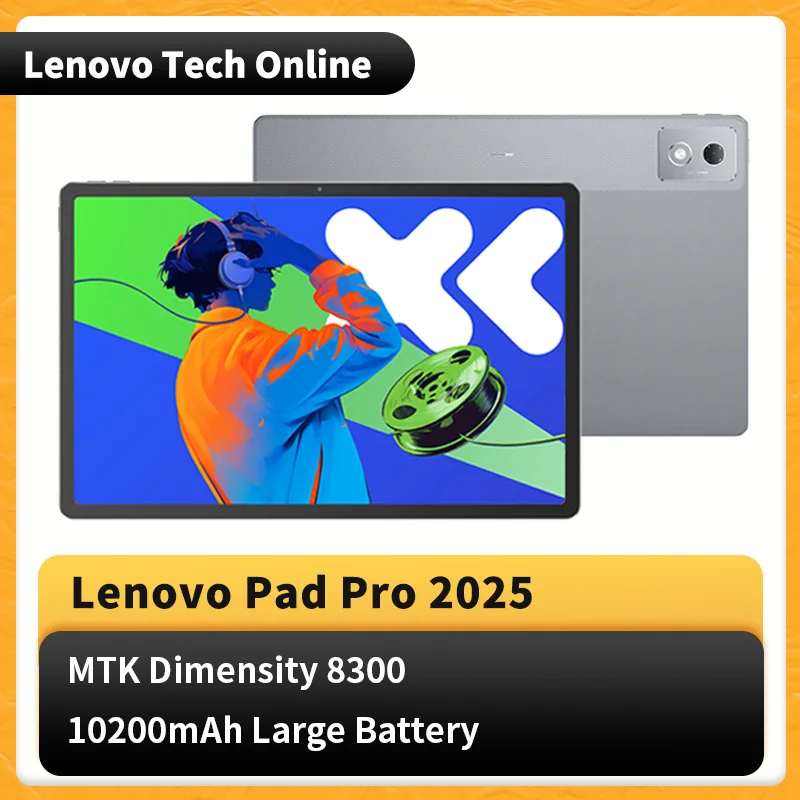 CN ROM Lenovo اللوحي Xiaoxin Pad Pro 12.7 2025 2.9K شاشة LCD 144 هرتز TB375FC 10200 مللي أمبير MTK البعد 8300 45 واط شحن سريع