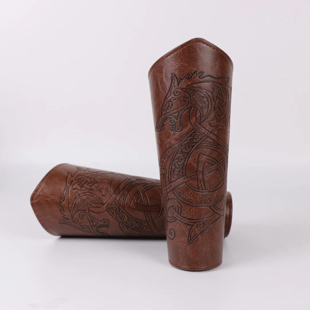 القرون الوسطى درع الرجال تأثيري Armguard الذراع دعامات الدانتيل متابعة الفايكنج القراصنة فارس معصمه براكر Steampunk اكسسوارات تأثيري الدعامة