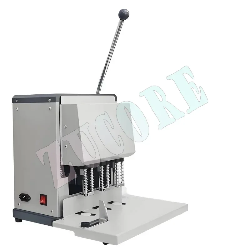 Three-hole punching machine non-adjustable hole spacing archive and financial voucher binding machine Manual electric puncher