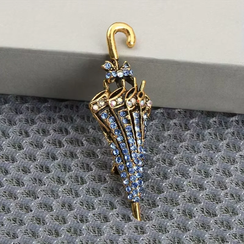 

Геометрическая брошь-зонт (1 шт.) — идеальная женская брошь, аксессуар для пальто и украшение для подарка.