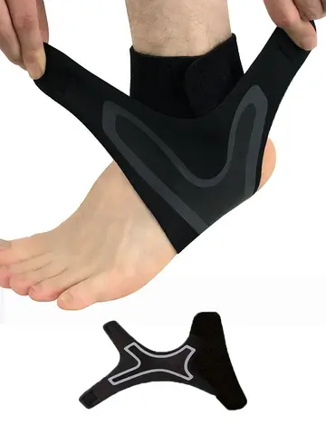 1 Pc Ankle Brace Support Compression Sleeve Breathable Running Foot Bandage Football Cycling Protective Wrap Sport Socks