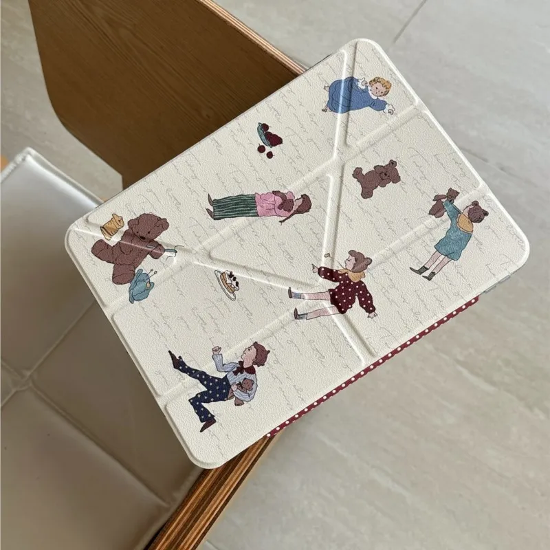 

Cartoon Tablet Case For iPad Pro 11 M2 M3 M4 M5 A16 2025 Air4 5 6 7 12.9/13/9.7/10.2/10.5/9.7in 5th 6th 7/8/9 10th 11th Cover