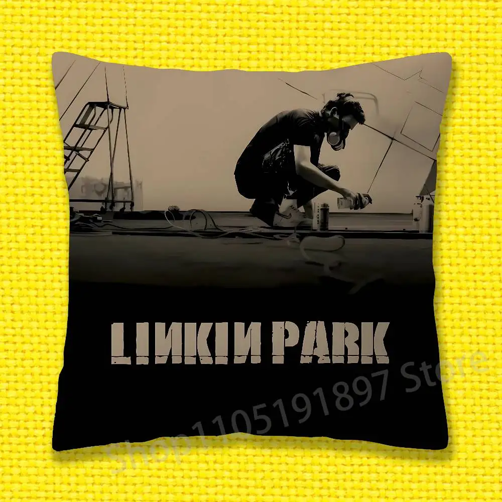 إميلي A-Armstrong L-Linkin P-Park رمي كيس وسادة ل 30x30 سنتيمتر 40x40 سنتيمتر 45x45 سنتيمتر 50x50 سنتيمتر 55x55 سنتيمتر مربع أريكة المخدة قذيفة #6