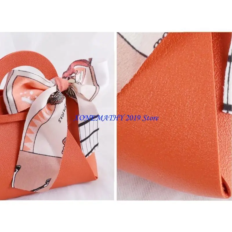 

F42F Практичный кожаный футляр для переноски из 10 упаковок Маленькая упаковочная сумка Маленькая упаковочная коробка