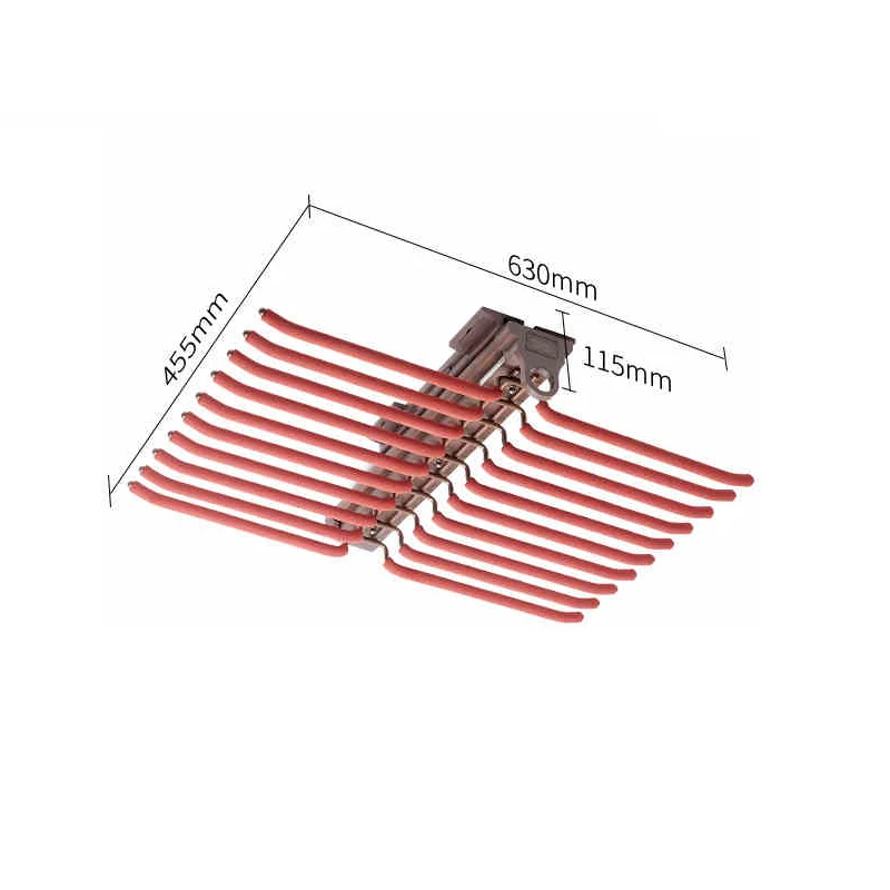 Wardrobe pull-out anti slip pants rack,damping slide rail,Top/side mounted hanging pants telescopic rack double/single row
