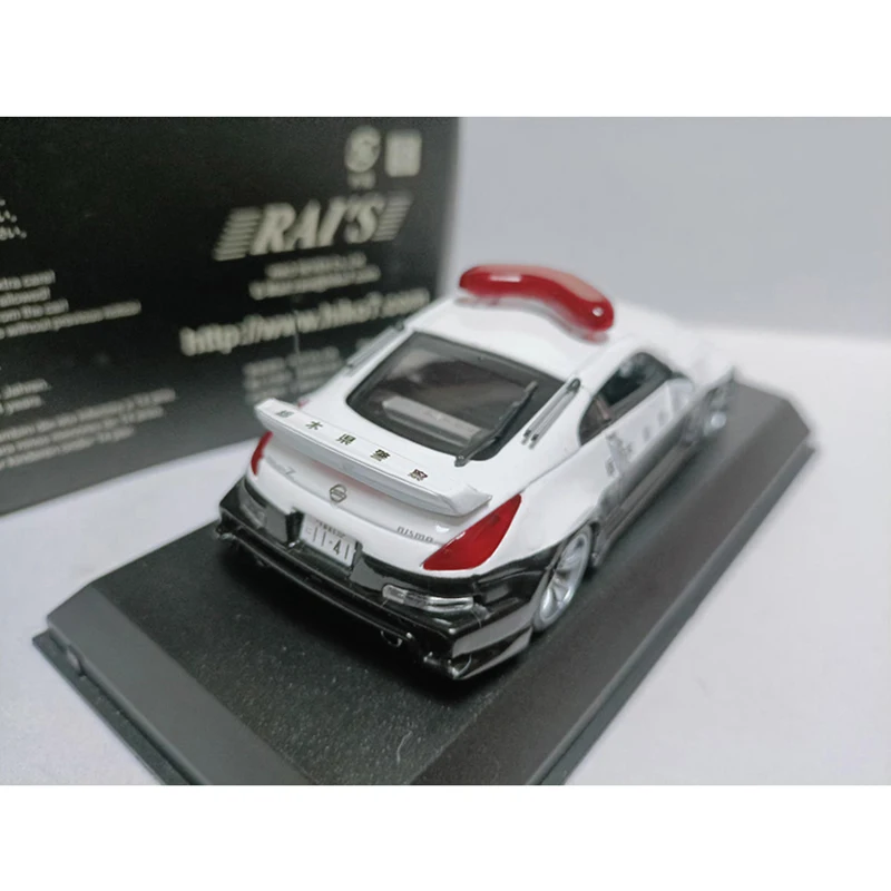 راي 1/43 مقياس Fairlady Z33 Nismo 2007 الطريق السريع المرور سبيكة الشرطة محاكاة نموذج سيارة هدايا العيد اللعب