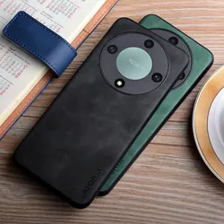 Leather Case For Honor X9a X9b X8b X8a X7b X7a X6b X6a X50i X50 funda silky feel durable cover coque