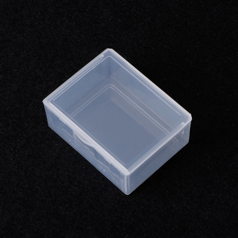 F92B長方形のプラスチッククリアストレージボックスジュエリービーズコレクションコンテナ組織