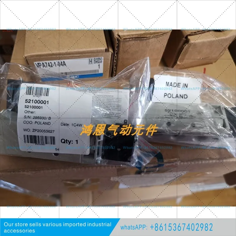 52100001 Pilot operated solenoid, G1/4 'thread