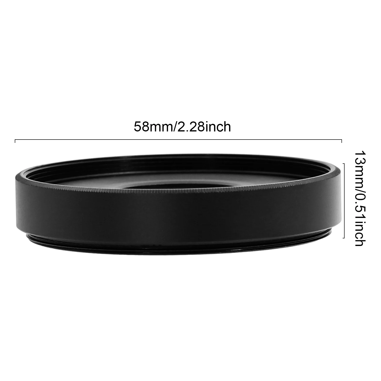 Metal Lens Hood para Canon, Lens Shade Protector, Compatível com 55 milímetros Filtro, RF 28 milímetros, F 2.8 STM, Substitui Canon EW-55