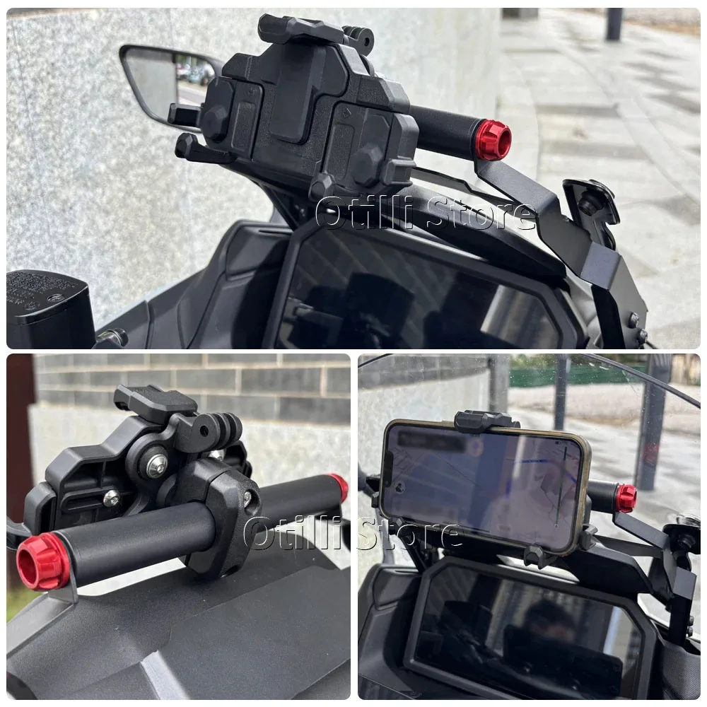 Motorcycle Accessories 22MM Rod Mobile Phone Holder Stand GPS Navigation Plate Bracket For YAMAHA TMAX 560 TMAX560 T-MAX560 2025