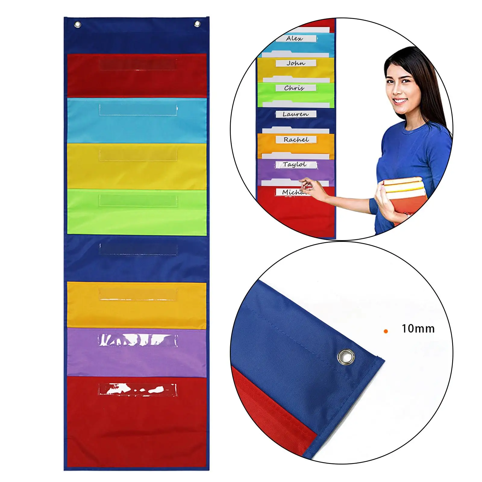 Over Door Schedule Pocket Chart Daily Schedule Pocket Chart for Preschool Learning Teaching Materials Office Classroom Home