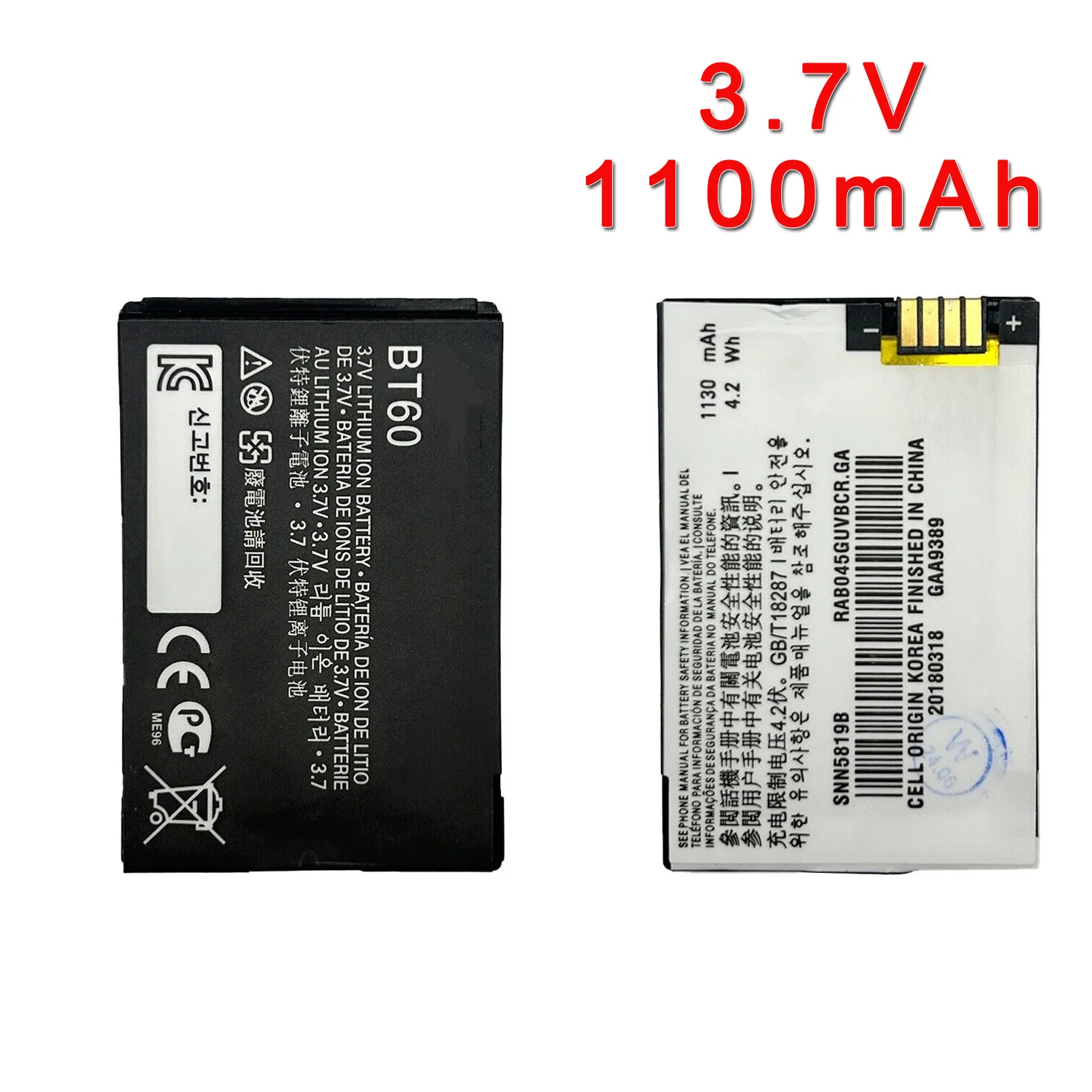 

BT60 Li-ion Battery For HKNN4013B CLP1010 CLP1040 CLP1060 CLP1080e Radio 1100mAh