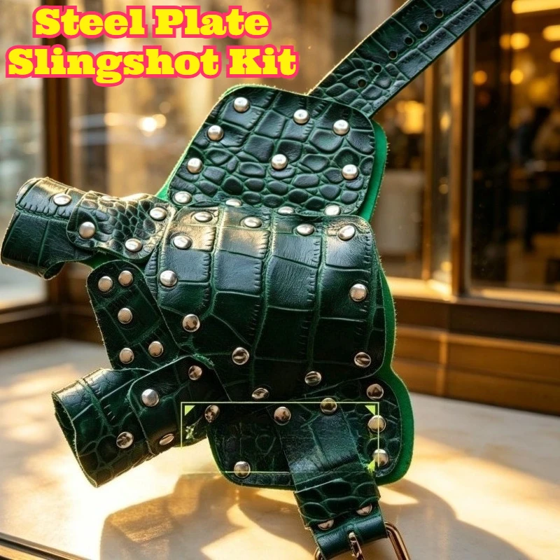 14-thickened-steel-plate-safety-protection-slingshot-for-fish-shooting-cowhide-hand-guard-fishing-reel-bowl-pad