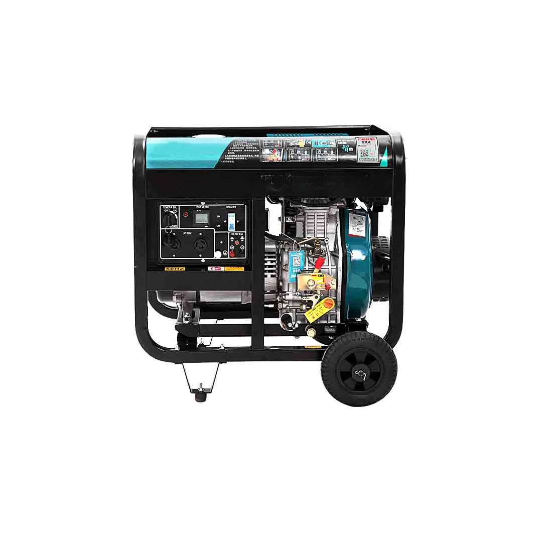 Diesel generator 220v single-phase 3/5/6/8/10KW three-phase 380 household small mute