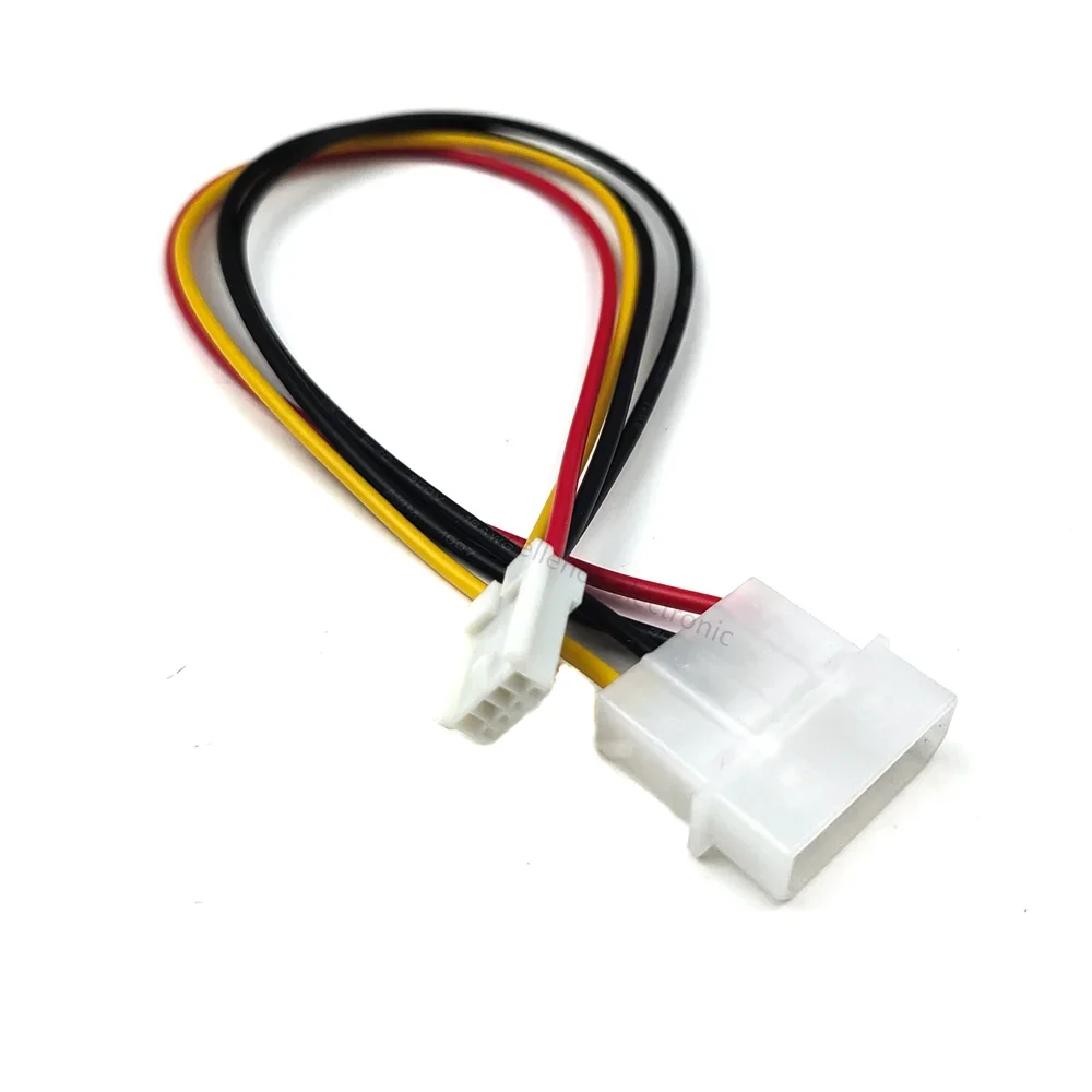 Floppy Drive Power Cable, IDE Power Connection Cable, Big 4Pin Male to Small 4Pin 18AWG 30cm