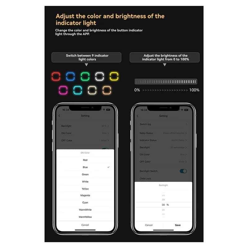 A29F-Glass Touch Switch Tuya Smart Home Wifi Display Light Switch For Google Alexa Three-Way Control