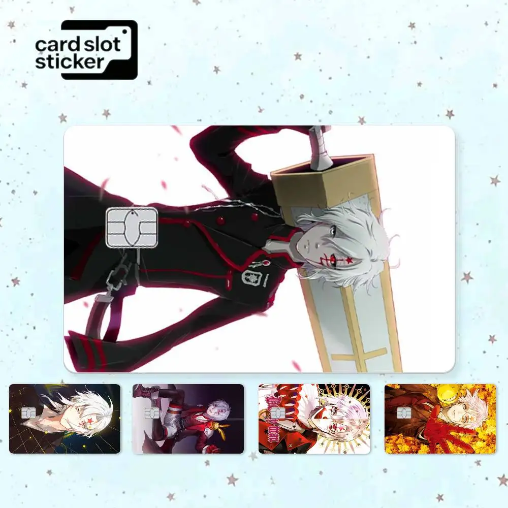 Allen Walker D Gray-man  Credit Card HD Stickers Small Chip Waterproof Sticker Game Card Decal Gift