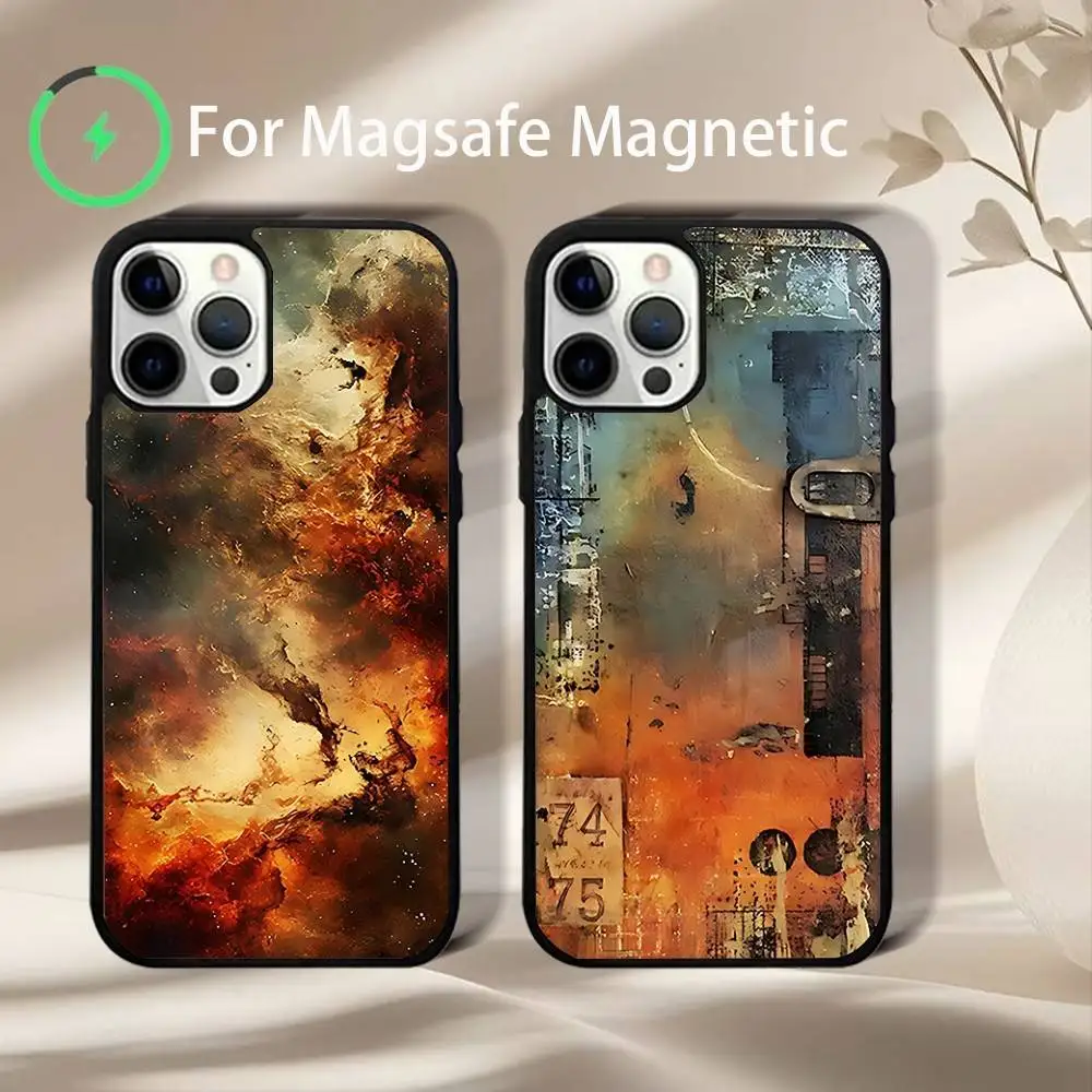 

Industrial Style Rusty Phone Case For iPhone 17,16,15,14,13,12,11,Pro,Max,Plus,Mini,SE4,E Magnetic Magsafe Wireless Charging