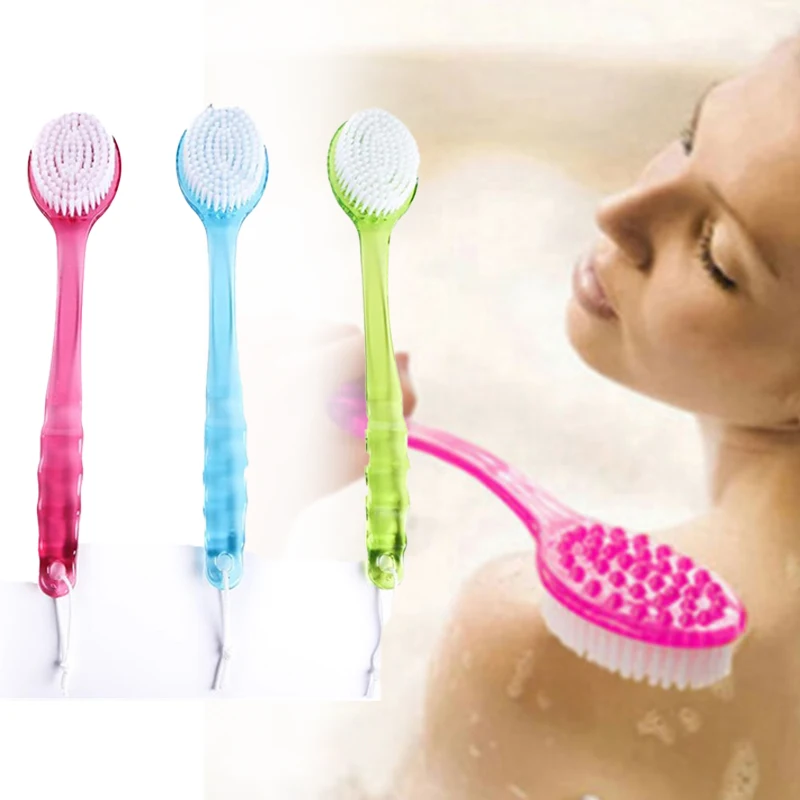 

1 шт., щетка для ванны с длинной ручкой, мягкая щетка для ванны, щетка для ванны, щетка для ванной комнаты, щетки для тела, грязевой скребок для спины, массажные щетки для душа