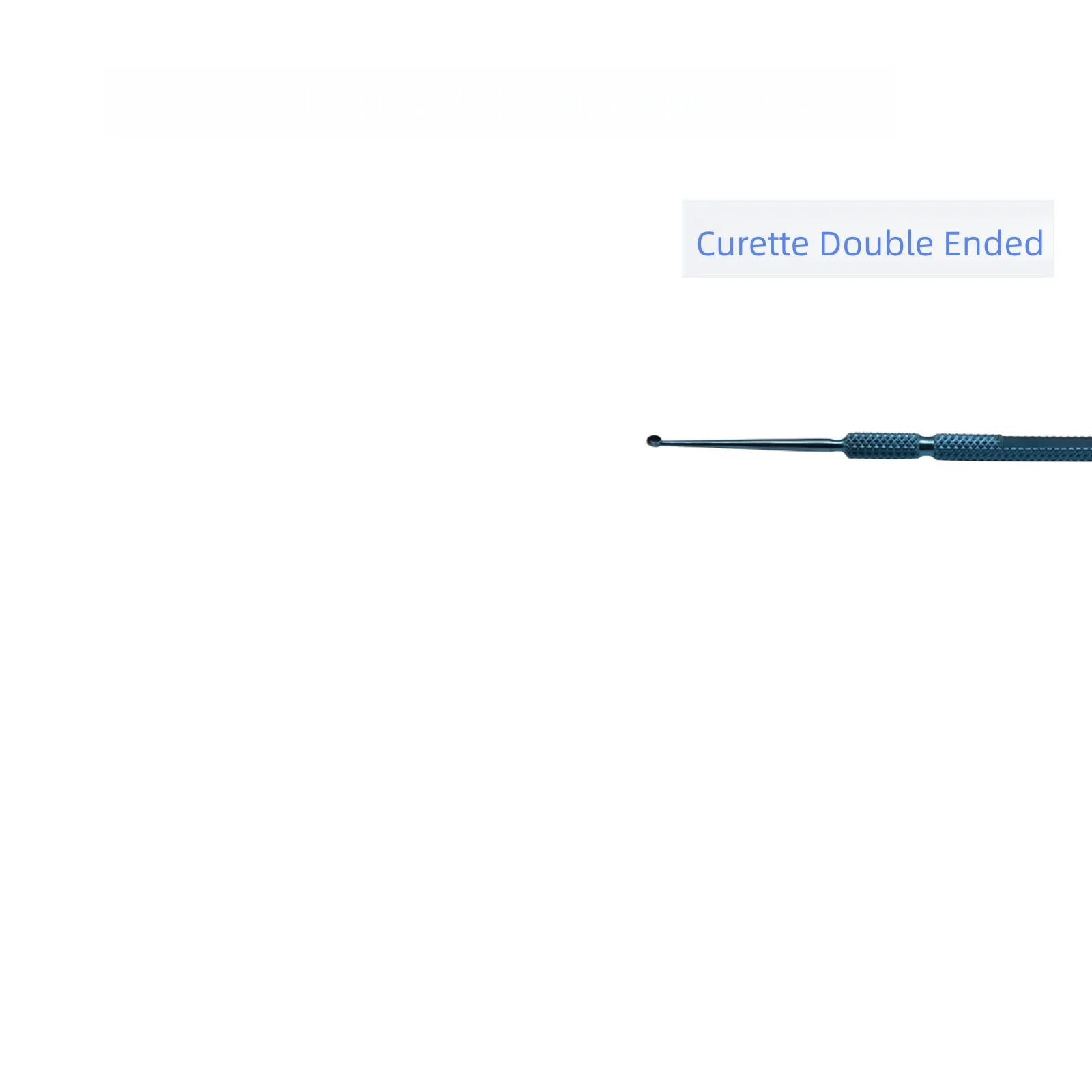 Curette Double Ended Ophthalmic Surgical Instrument Stainless Steel EyeSurgery Curette Dual End Medical Tool Reusable Instrument