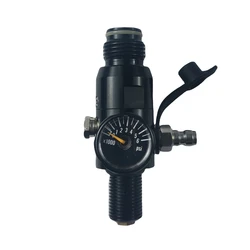 M18x1.5 or 5/8-18UNF 4500psi AIr Cylinder Tank HPA Regulator Output 800psi 1800psi Pressure Reducing Valve