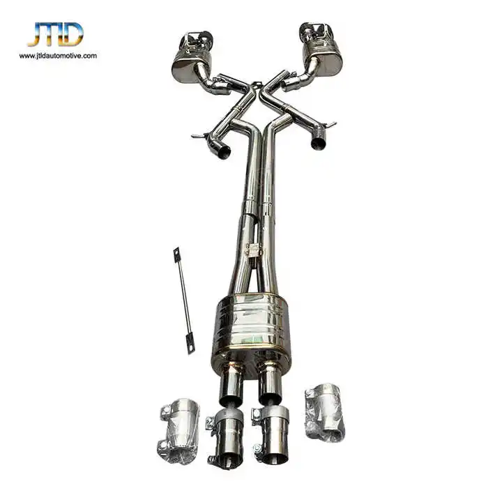 Prestaties 304SS Rvs Turbo Catback Uitlaat Voor Porsche Panamera 3.6 4.8 970.1 2014-2016 3.0L