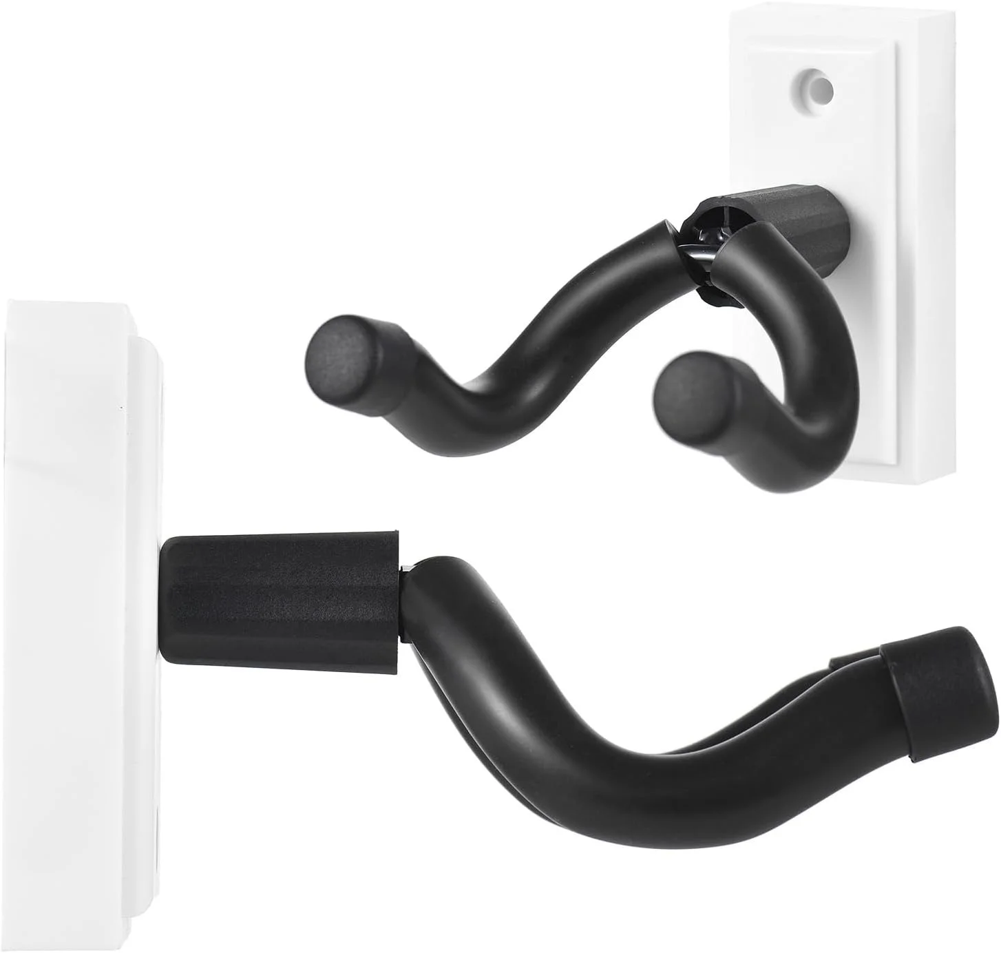 Universal Guitar Wall Hanger Mount, Space-Saving Hook for Electric & Acoustic Guitars with Screws - view 3