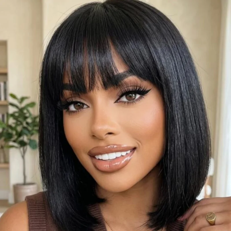 klaiyi-bob-wig-natural-black-color-human-hair-glueless-wig-for-women